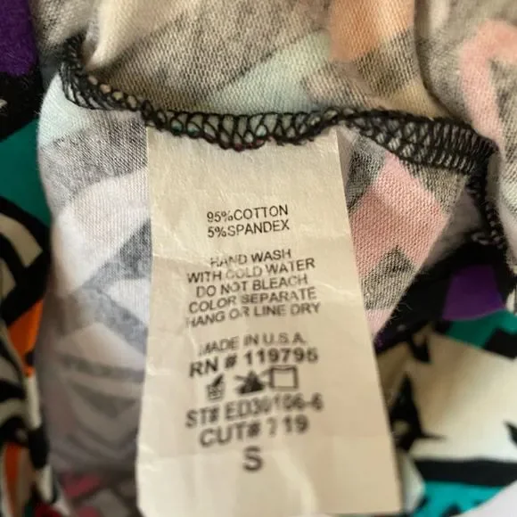 LUST N MUST Tribal Print 90s Multicolored Bodycon Sleeveless Midi Dress - Picture 6 of 7